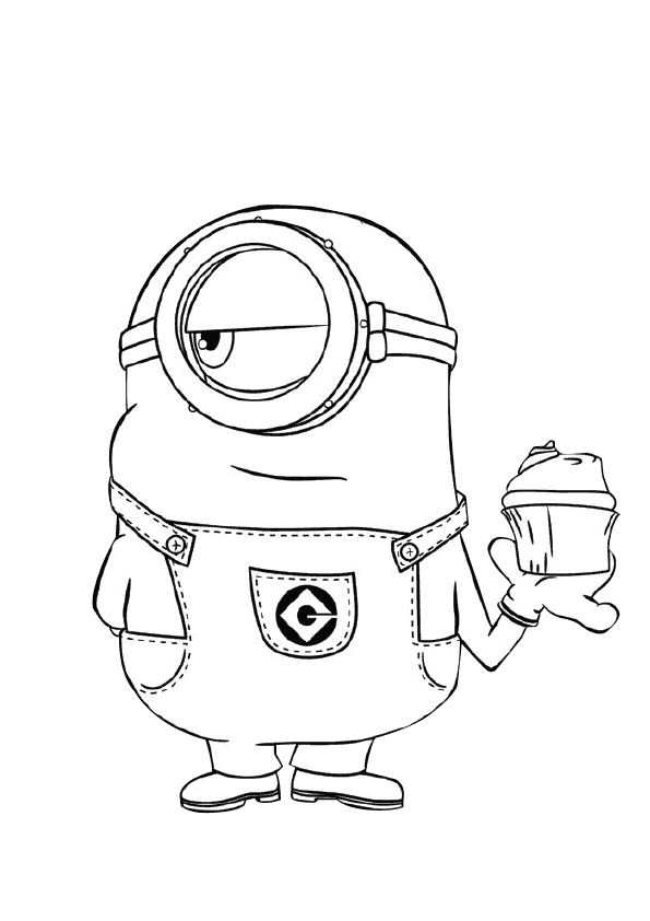 Kids-n-fun.com | Coloring page Minions minions 03